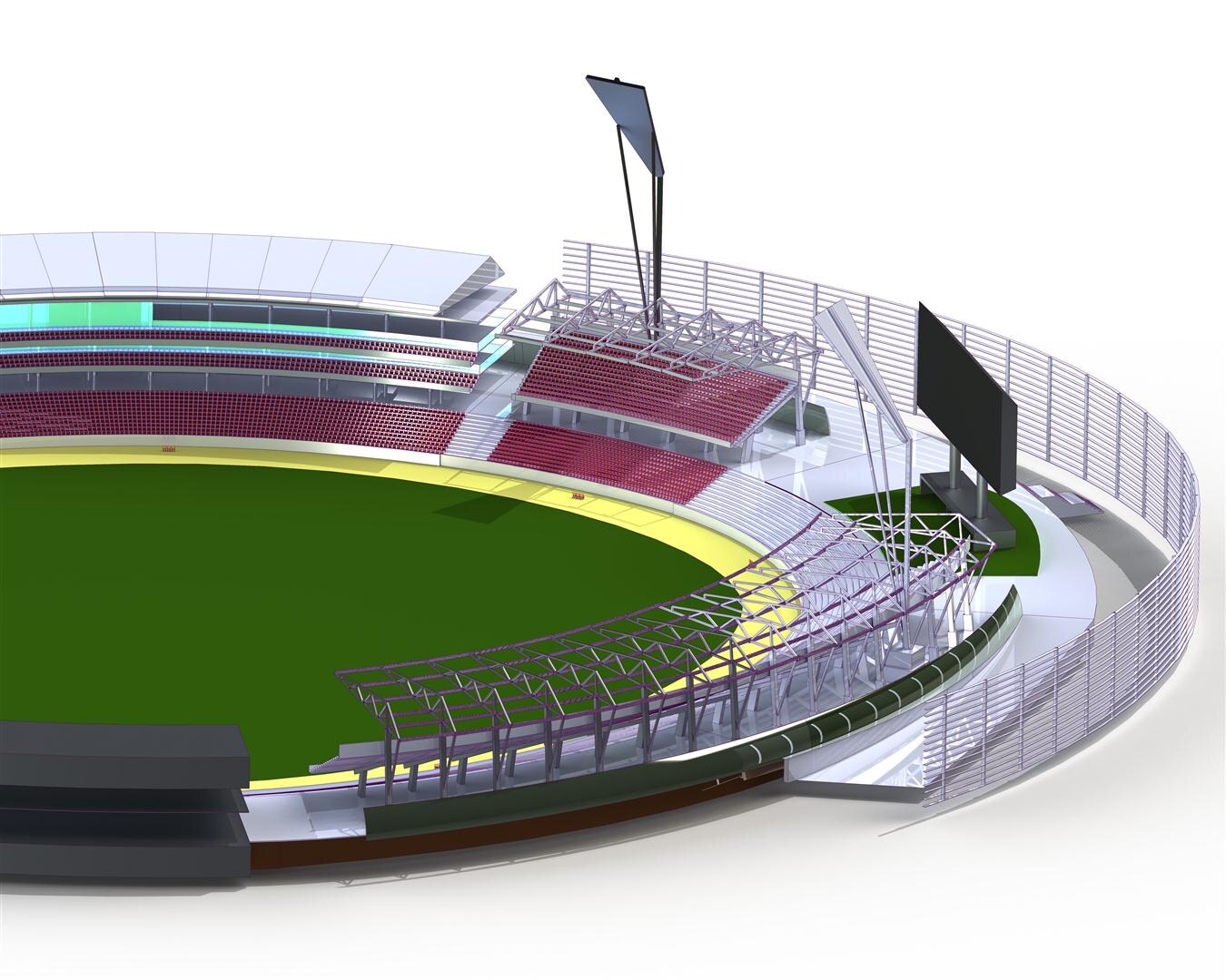 Stadium design and visualisation