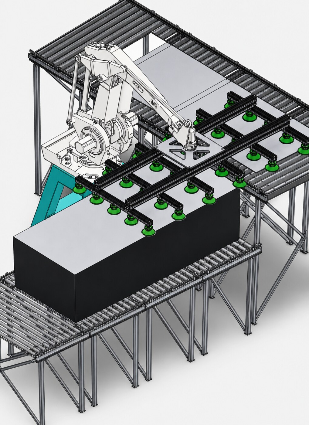 Automated machinery layout